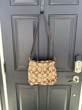 Coach Brown Signature Crossbody Bag